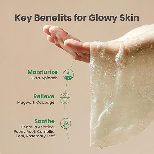 Axis-Y 61% Mugwort Green Vital Energy Complex Sheet Mask