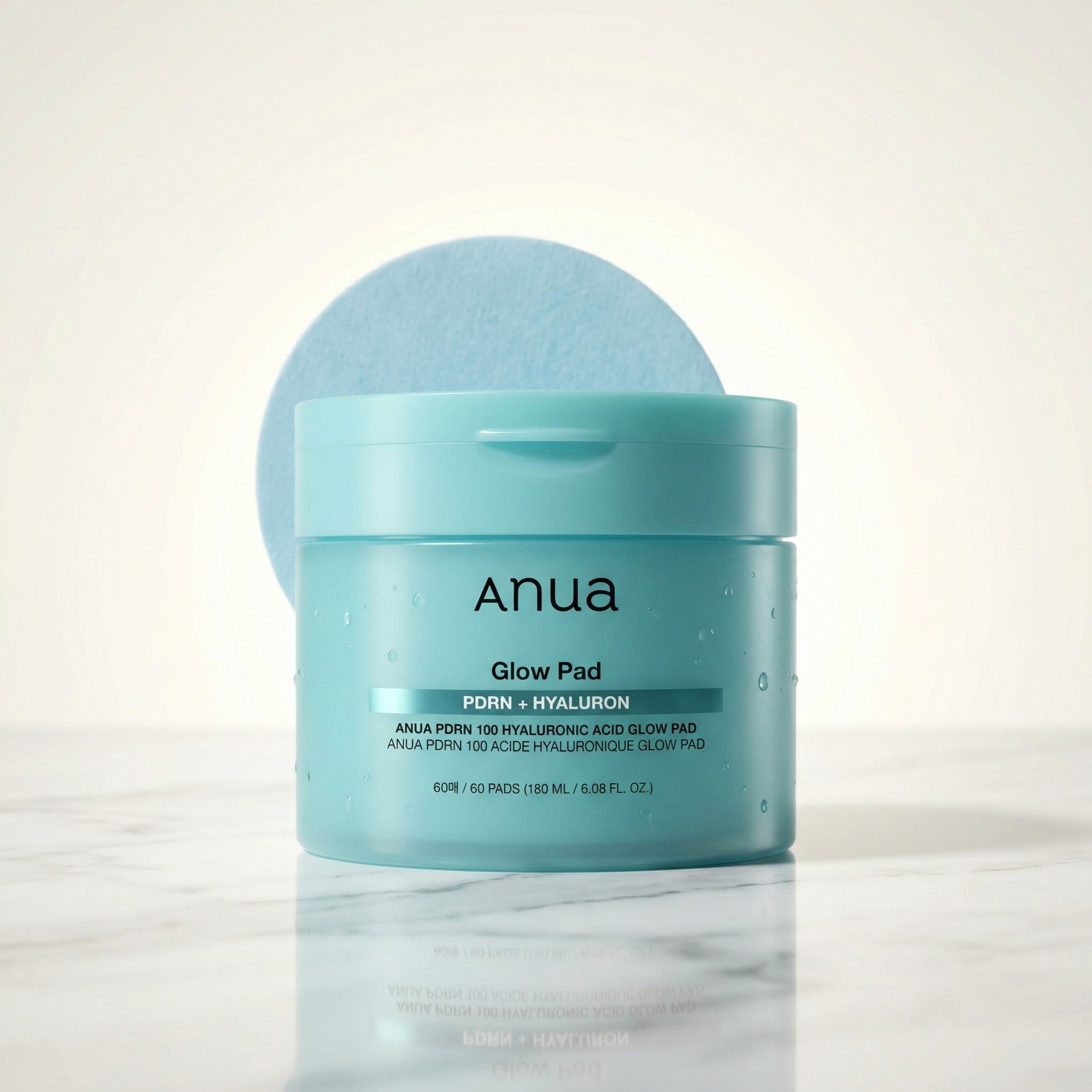 ANUA  PDRN 100 Hyaluronic Acid Glow Pad