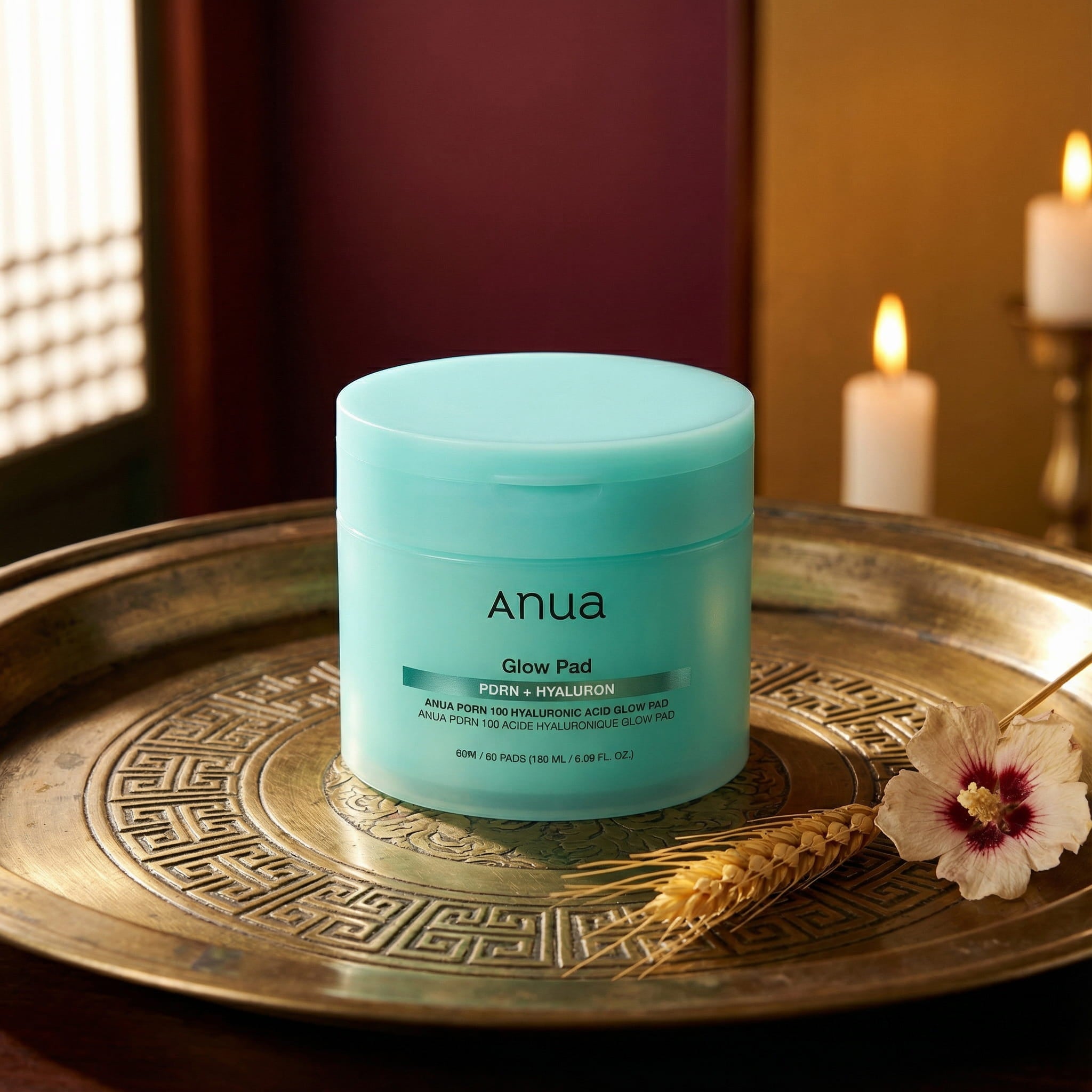 ANUA  PDRN 100 Hyaluronic Acid Glow Pad