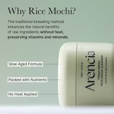 Arencia – Fresh Green Rice Mochi Cleanser – 120g
