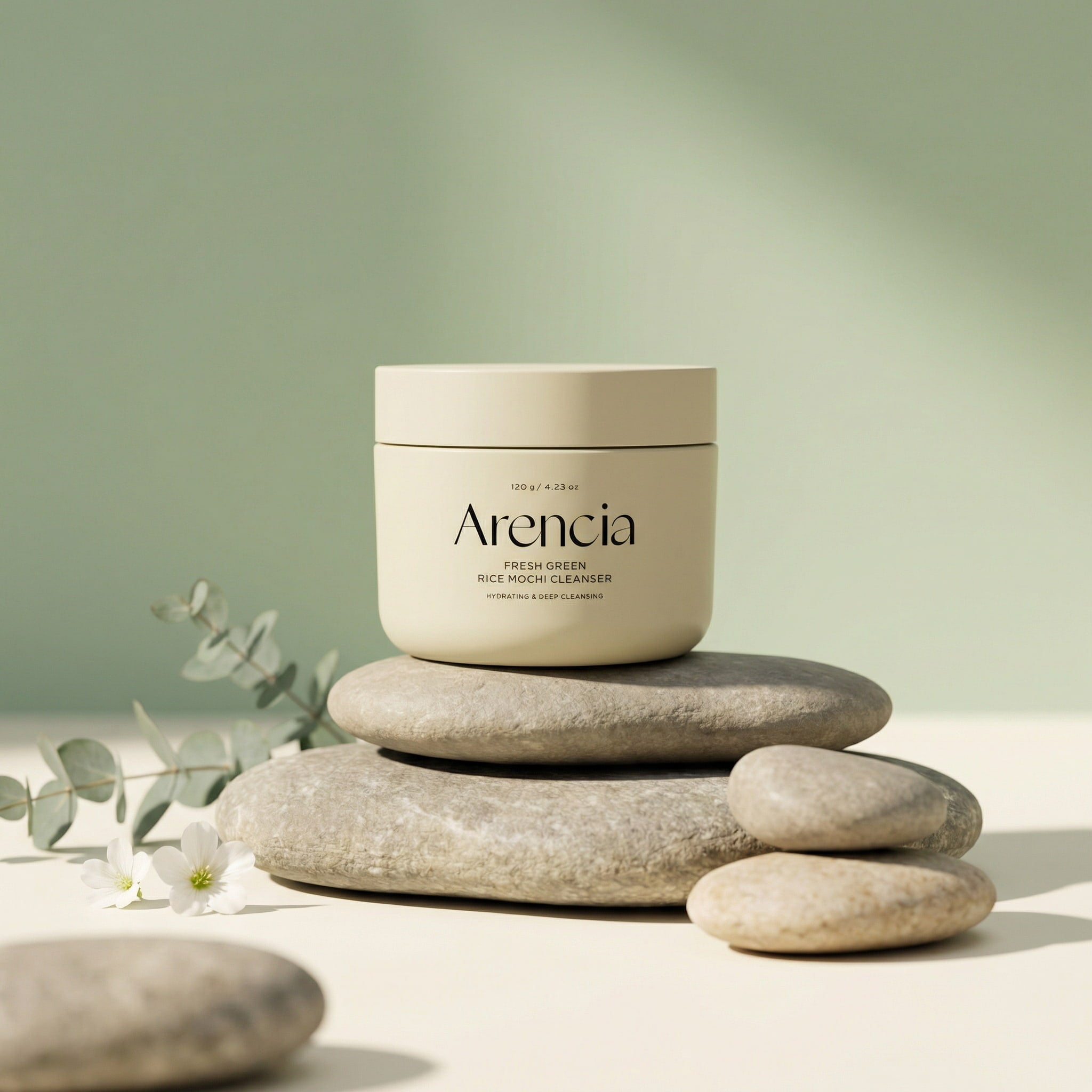 Arencia – Fresh Green Rice Mochi Cleanser – 120g
