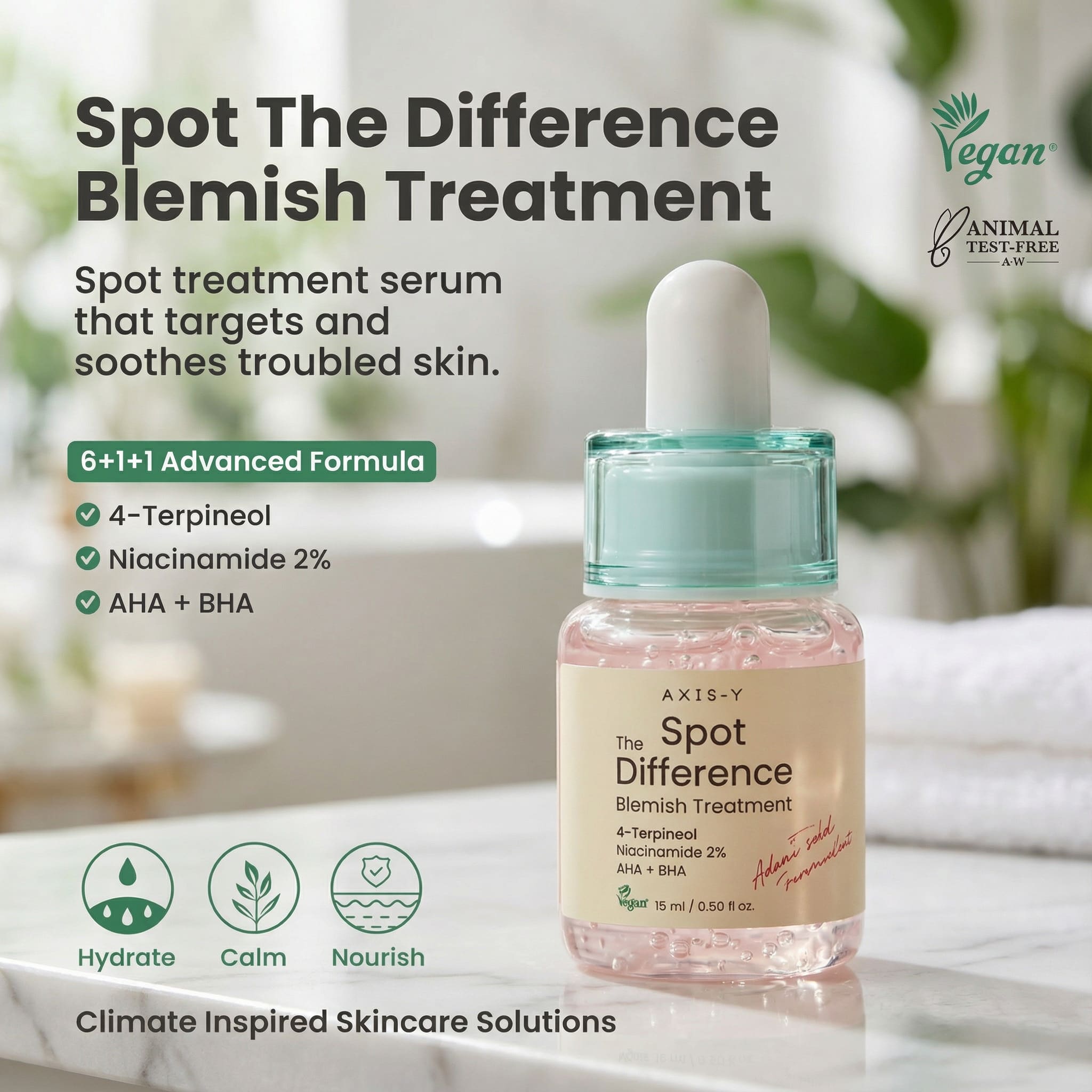 Axis-Y Spot The Difference Blemish Treatment Serum For Acne-Prone Skin 15ml