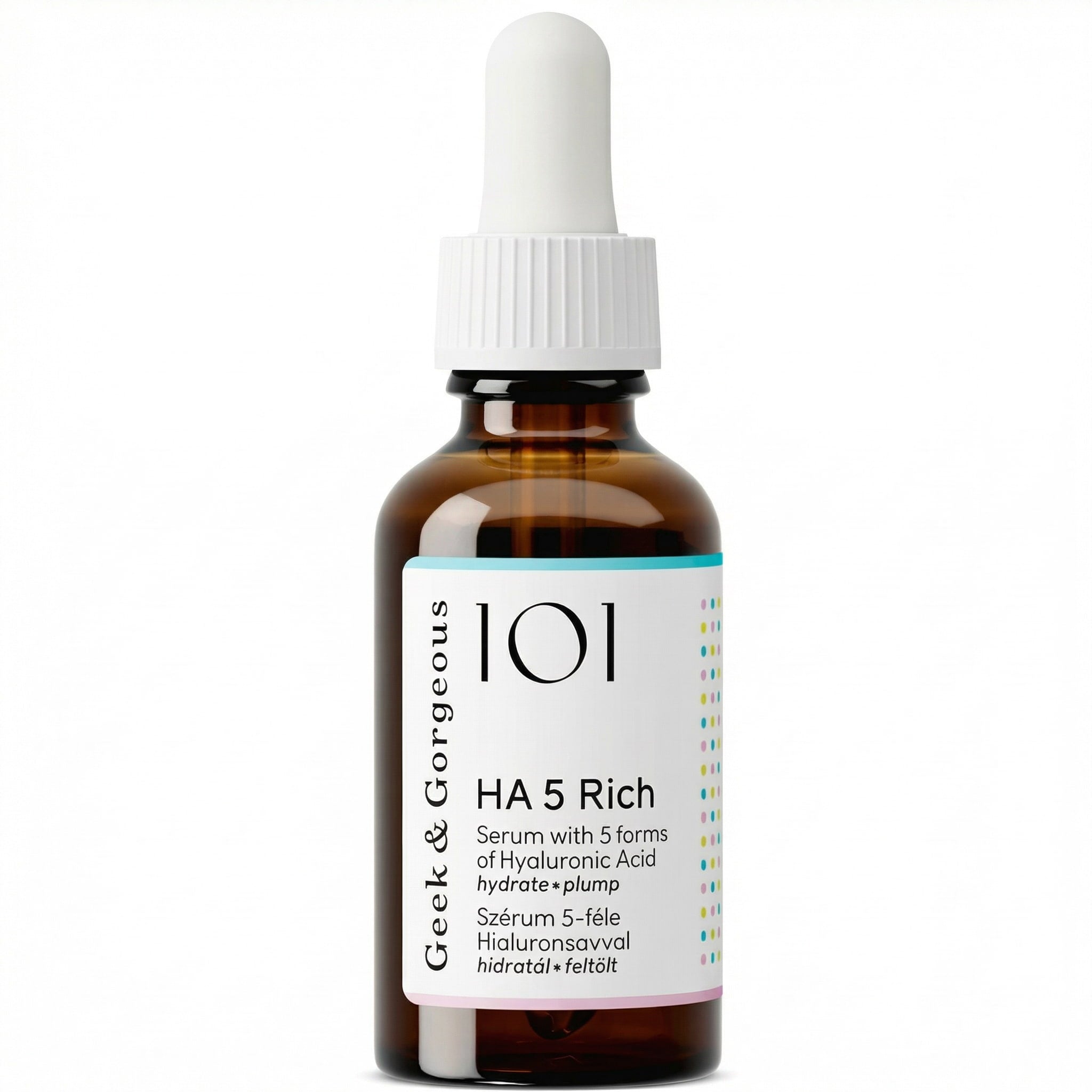 Geek & Gorgeous 101 HA 5 Rich Serum, 30ml