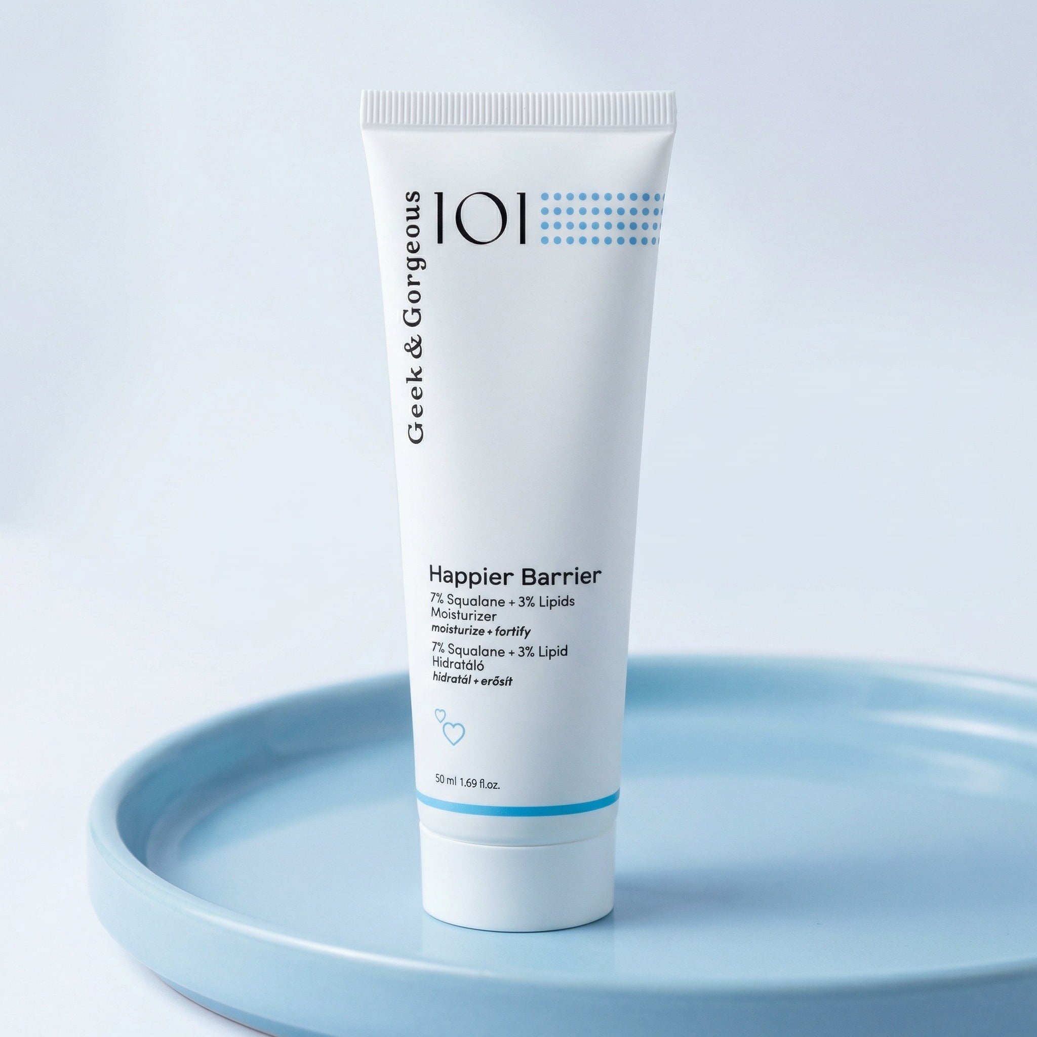 Geek & Gorgeous Happier Barrier 7% Squalane + 3% Lipids Moisturizer, 50ml