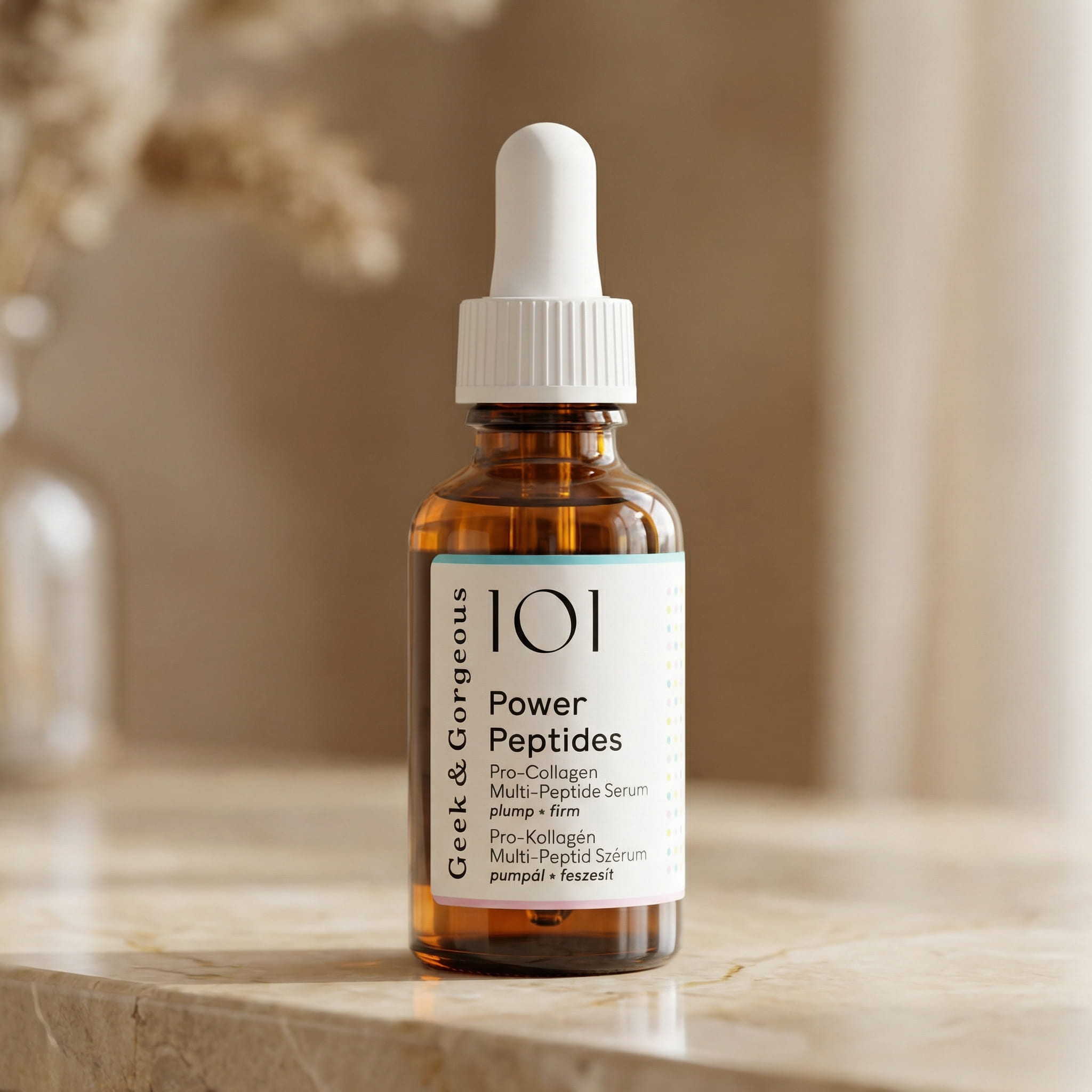 Geek & Gorgeous Power Peptides Pro-Collagen Multi-Peptide Serum, 30ml