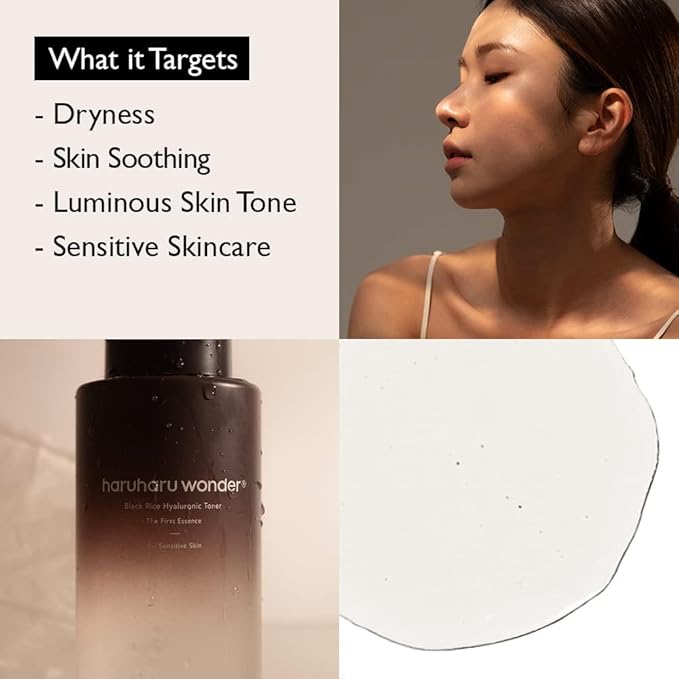 Haruharu Wonder Black Rice Hyaluronic Toner For Sensitive Skin 300 Ml