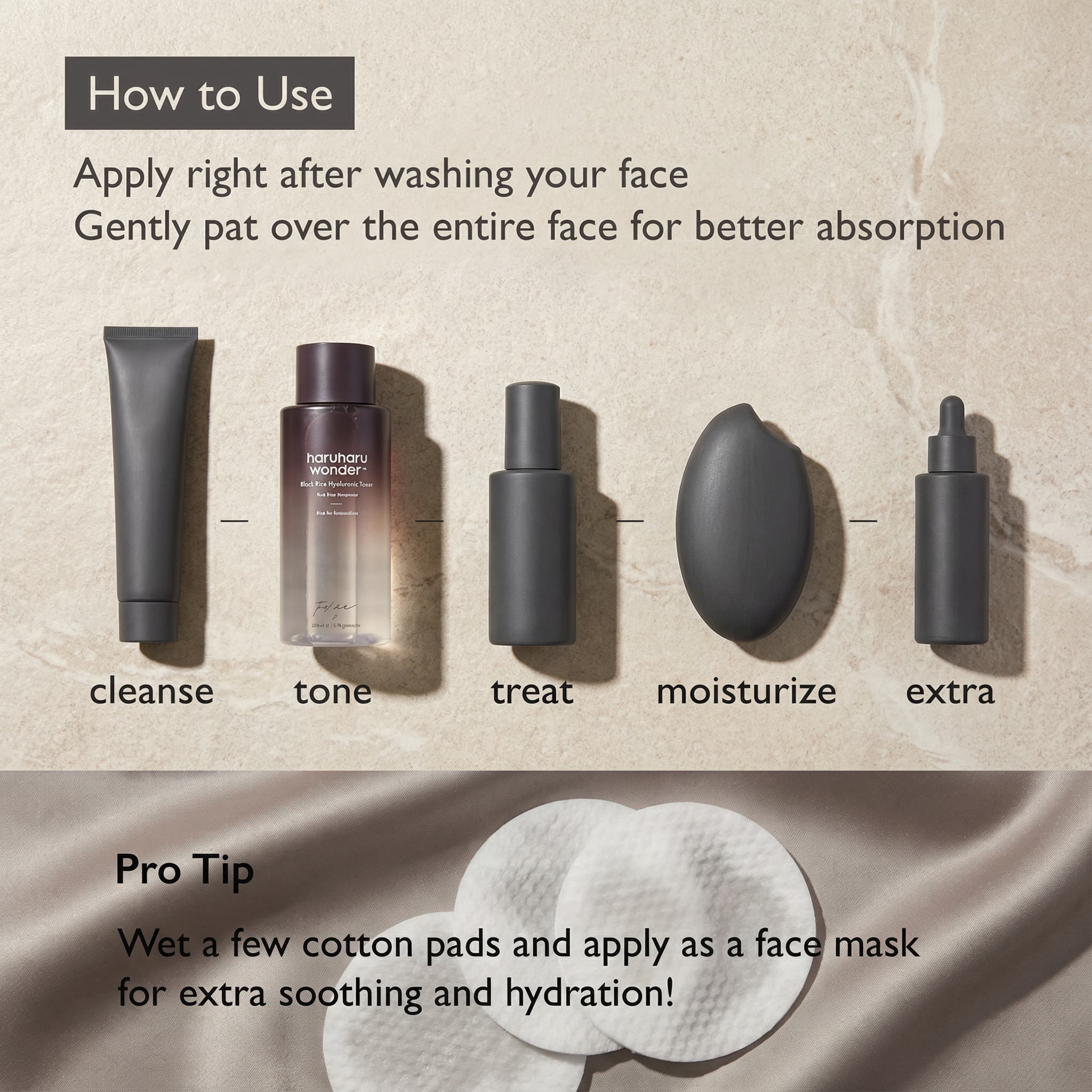 Haruharu Wonder Black Rice Hyaluronic Toner For Sensitive Skin 300 Ml