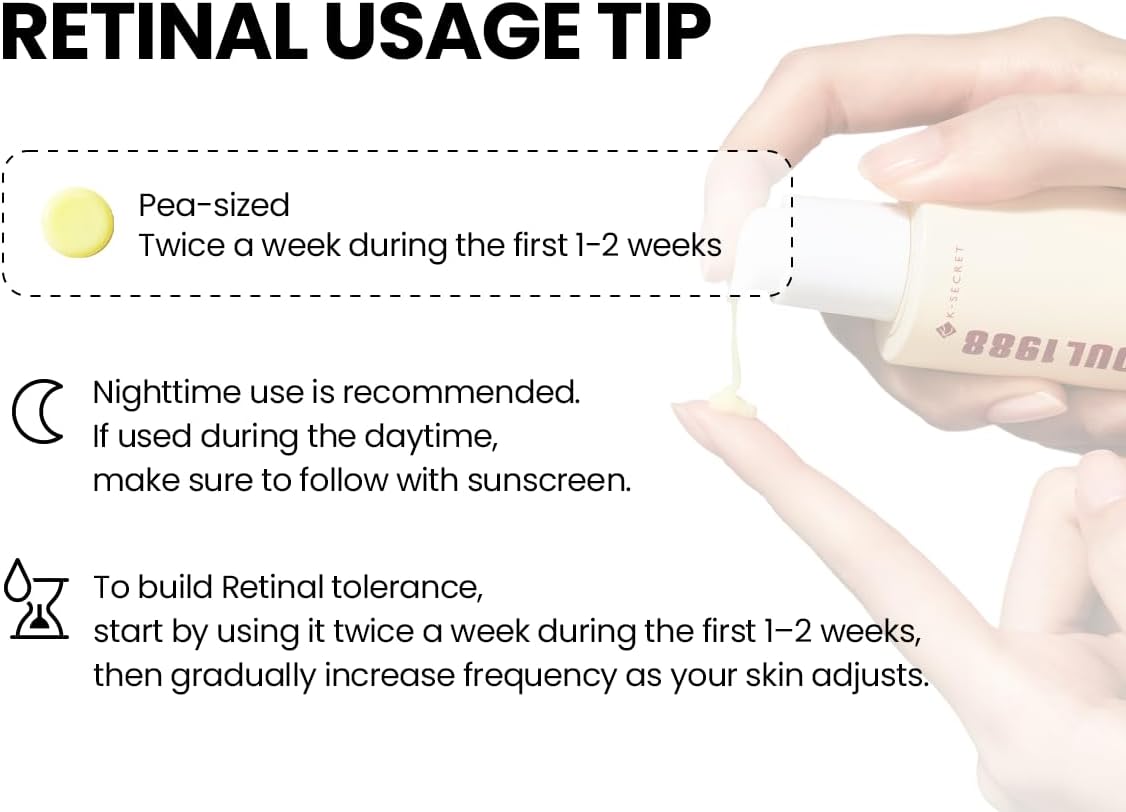 K-SECRET  SEOUL 1988 Serum Retinal Liposome 2% + Black Ginseng, 30ml