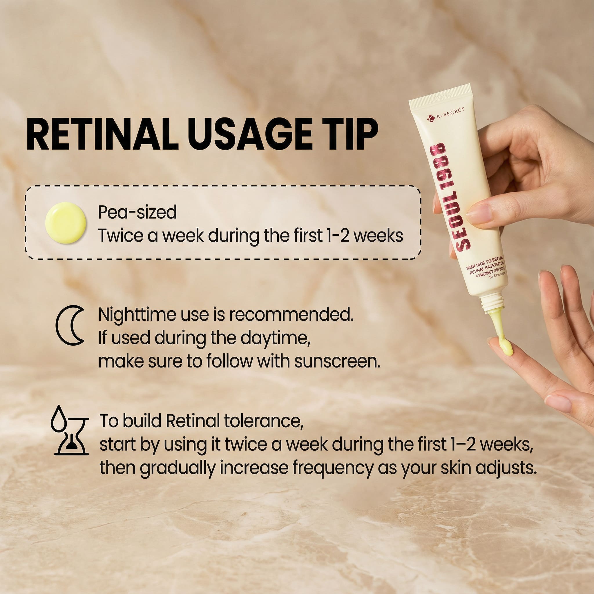 K-SECRET  SEOUL 1988 Eye Cream Retinal Liposome 4% + Fermented Bean, 30ml