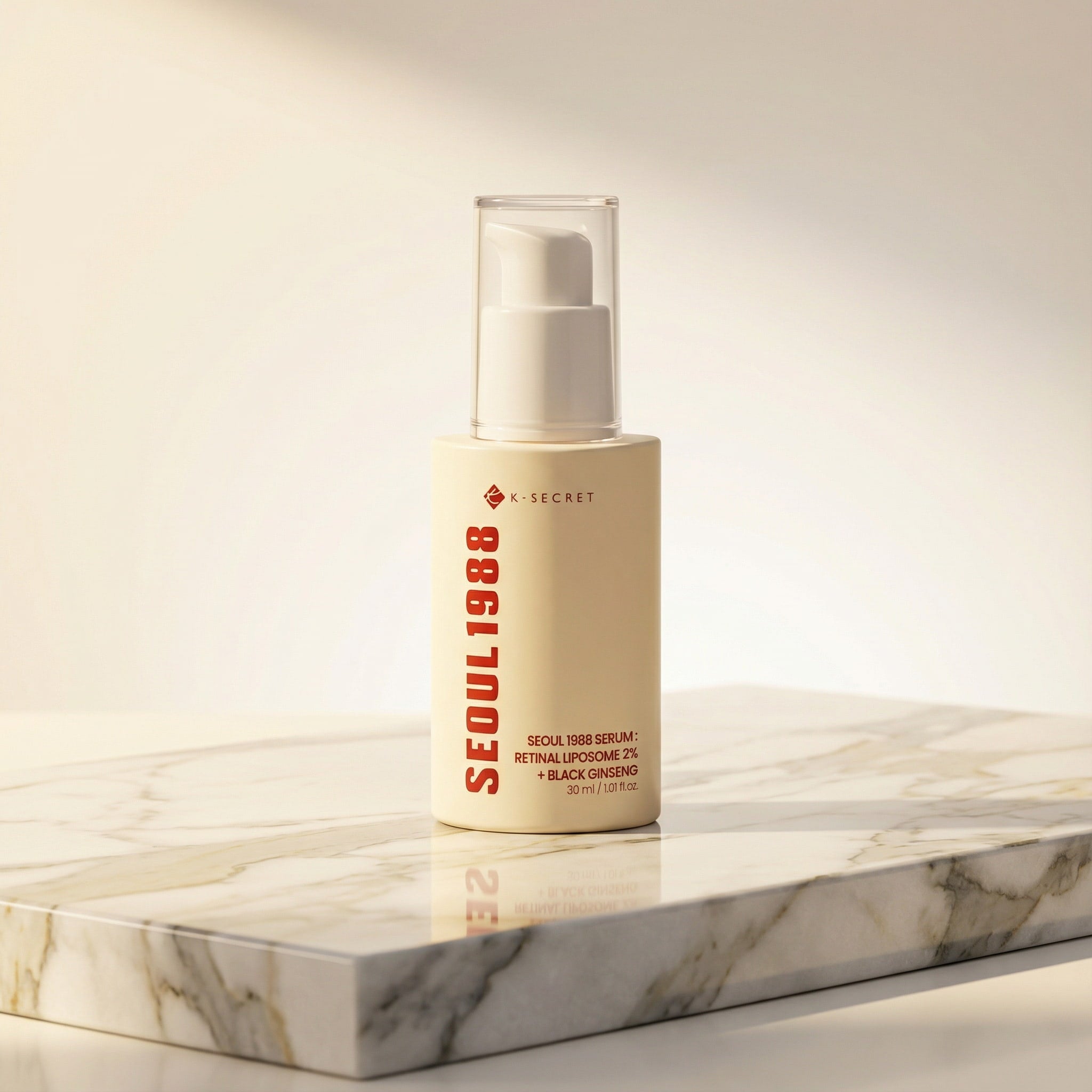 K-SECRET  SEOUL 1988 Serum Retinal Liposome 2% + Black Ginseng, 30ml