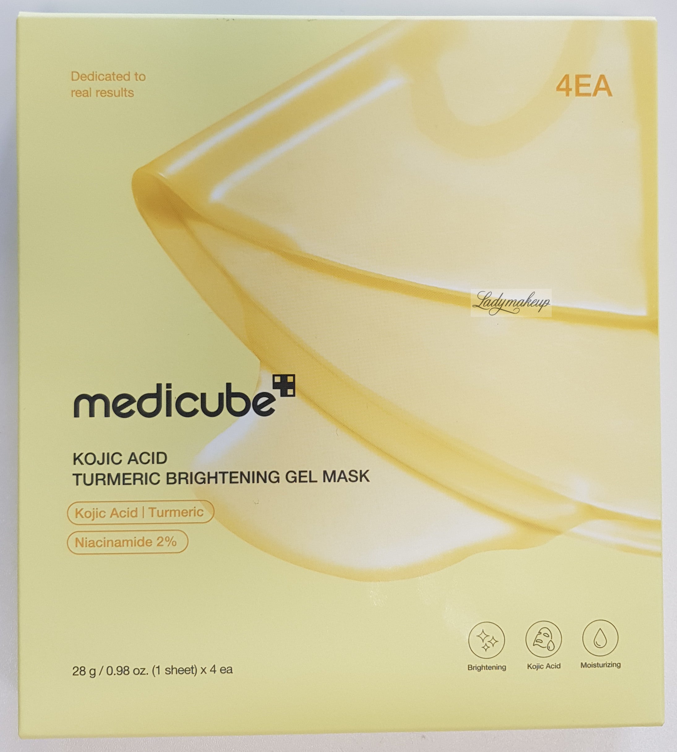 Medicube  Kojic Acid Turmeric Brightening Gel Mask 28g