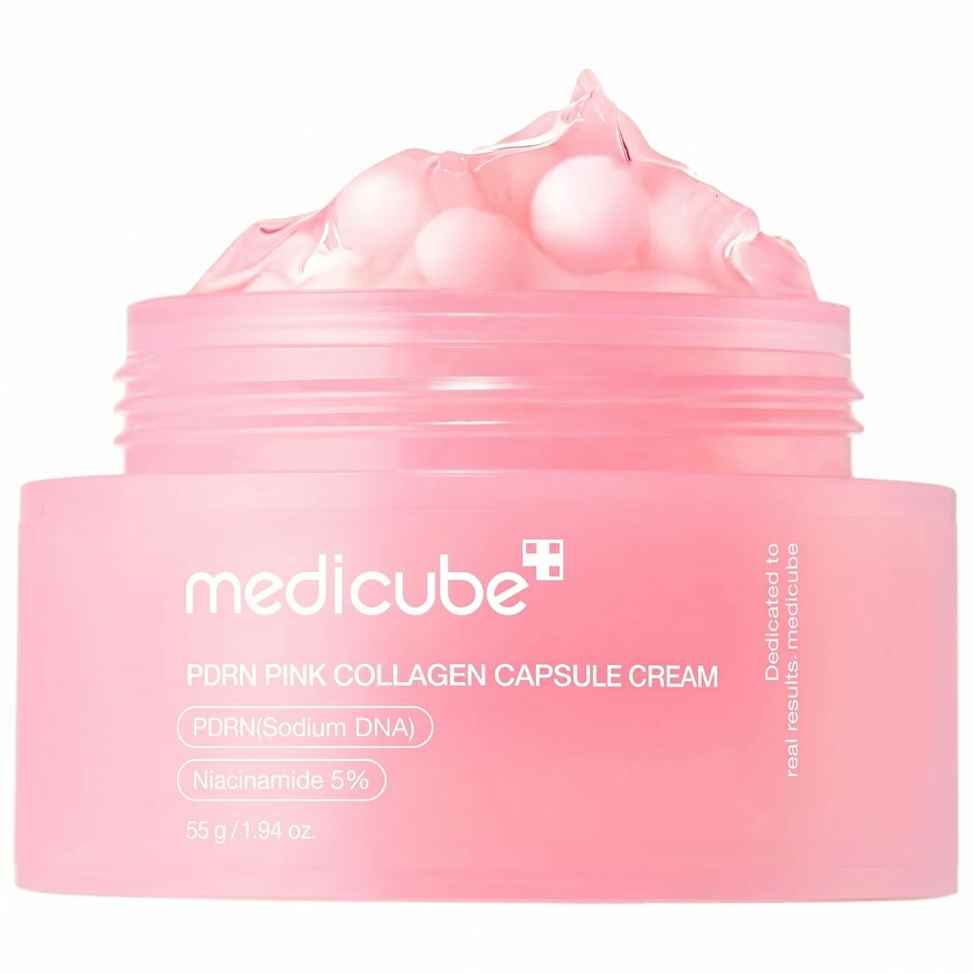 Medicube – PDRN Pink Collagen Capsule Cream – 55g - Κρέμα με Κάψουλες PDRN & Κολλαγόνου