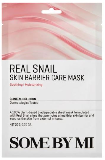 SOME BY MI  Real Snail Skin Barrier Care Mask 1pc
