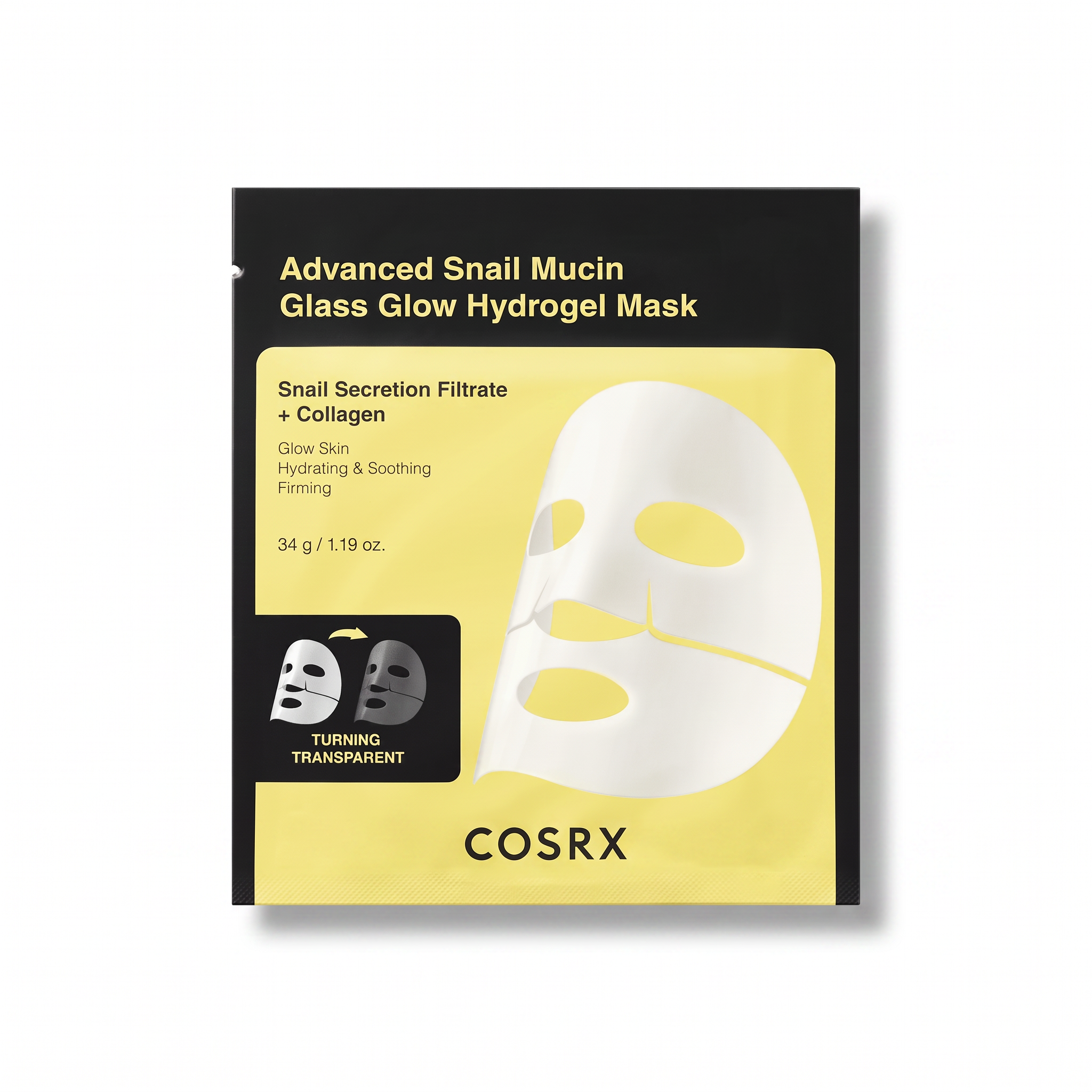 COSRX Advanced Snail Mucin Glass Glow Hydrogel Mask